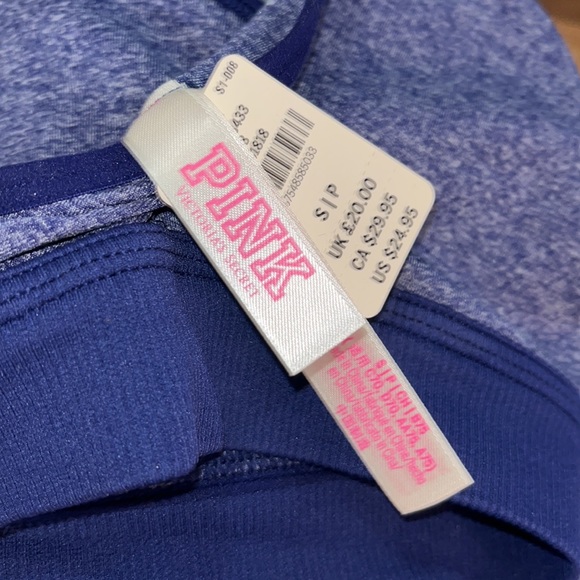 One Blue Victoria’s Secret PINK Sports Bra.  Size Small - Picture 4 of 5